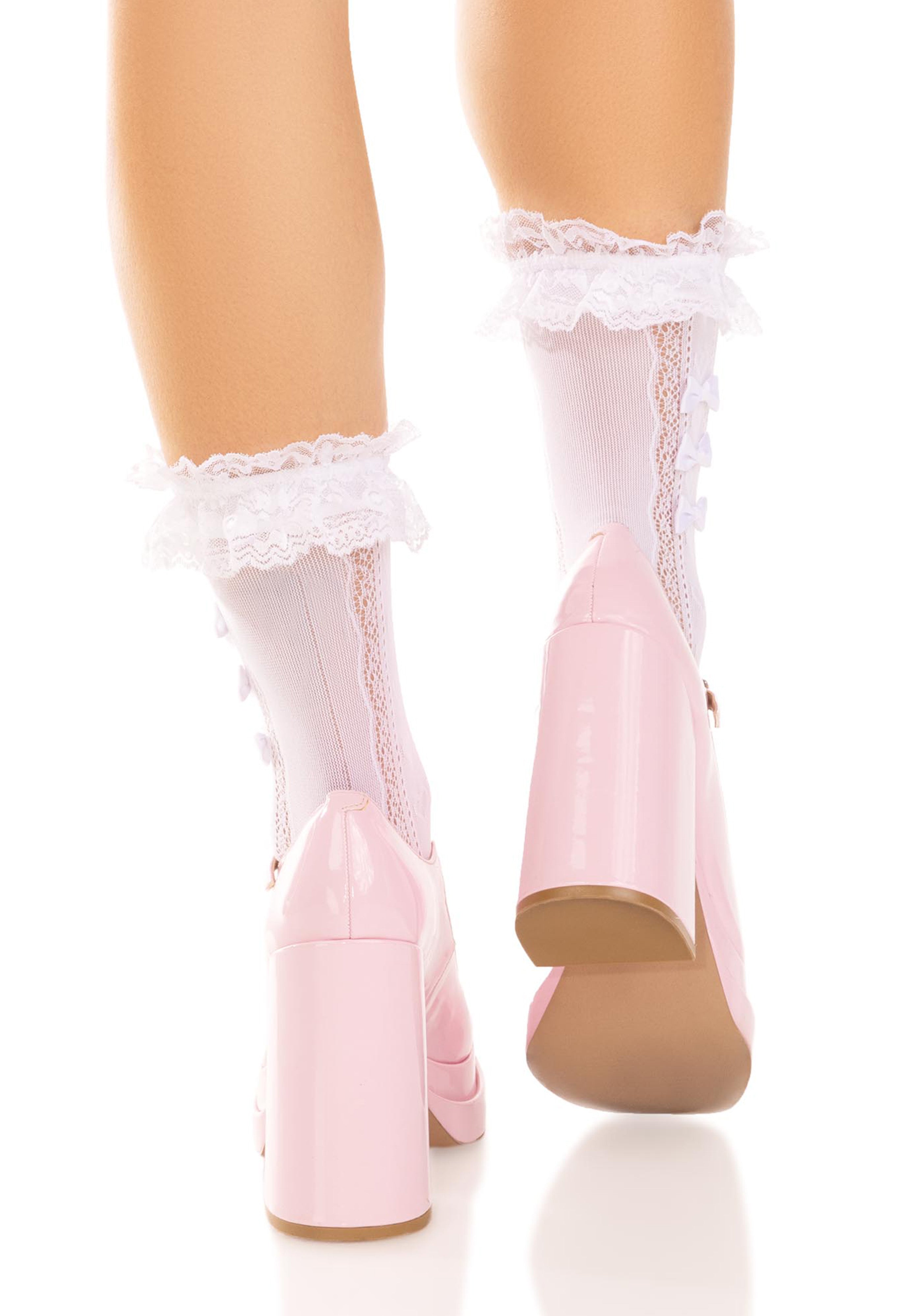 Sweetheart Lace Ankle Socks