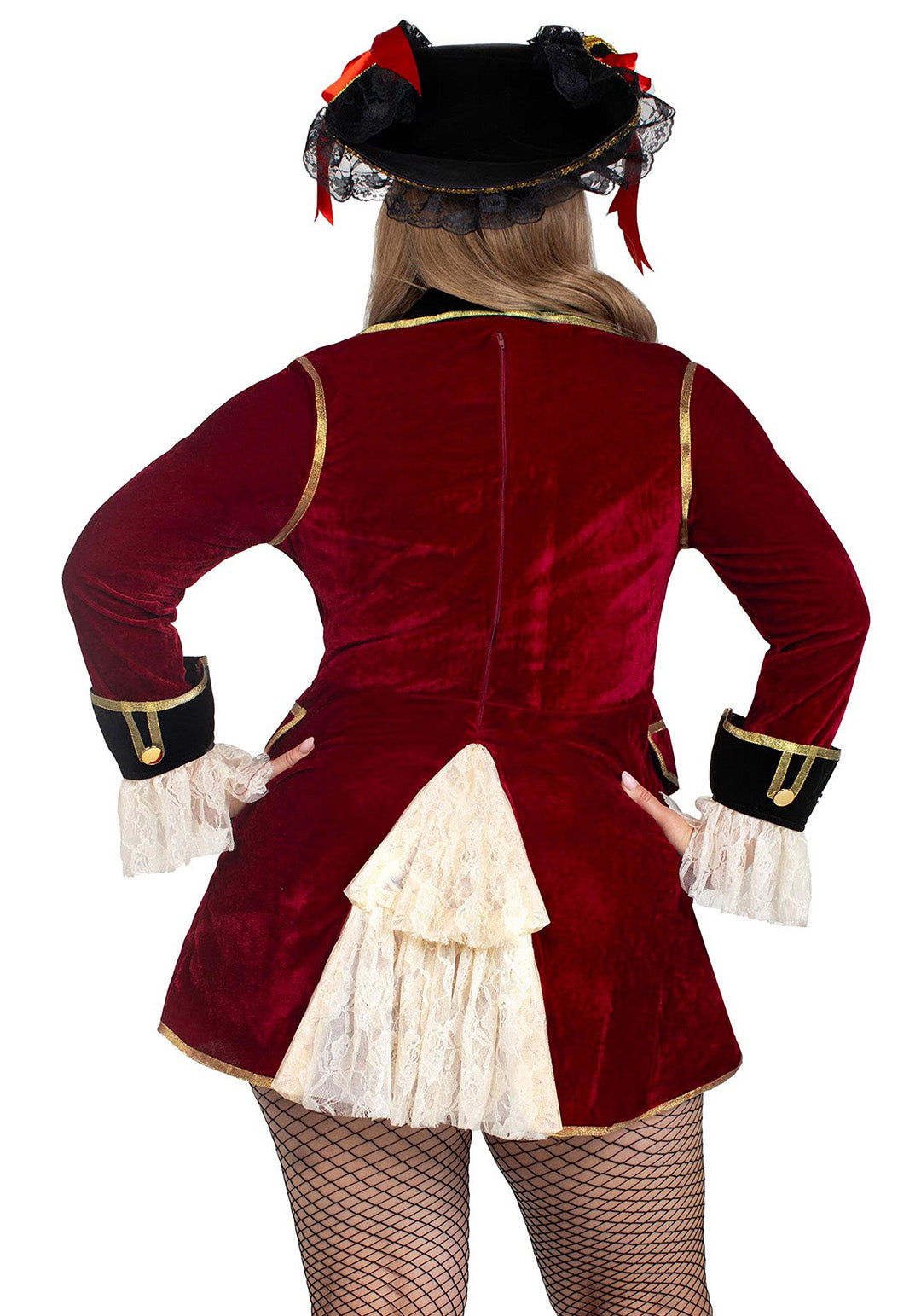 Plus Captivating Captain Pirate Costume