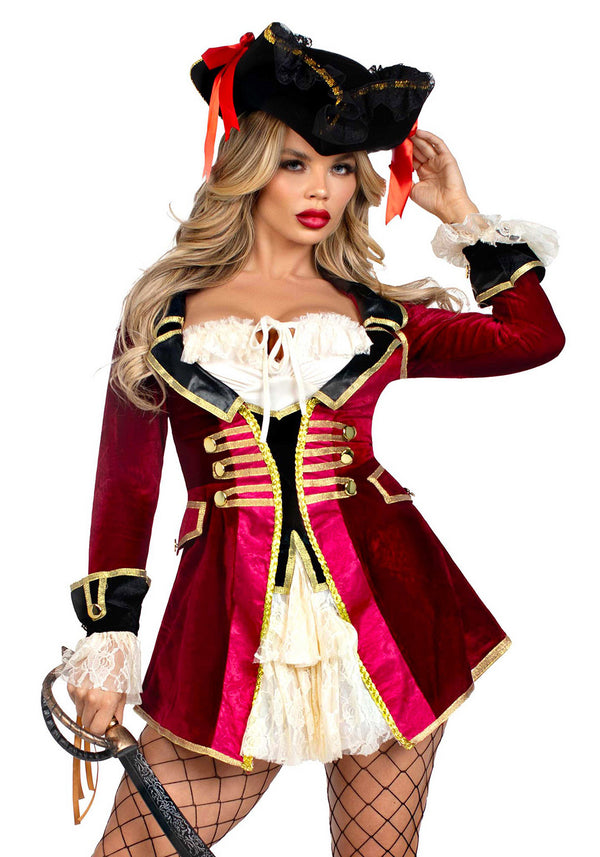 Captivating Captain Pirate Costume