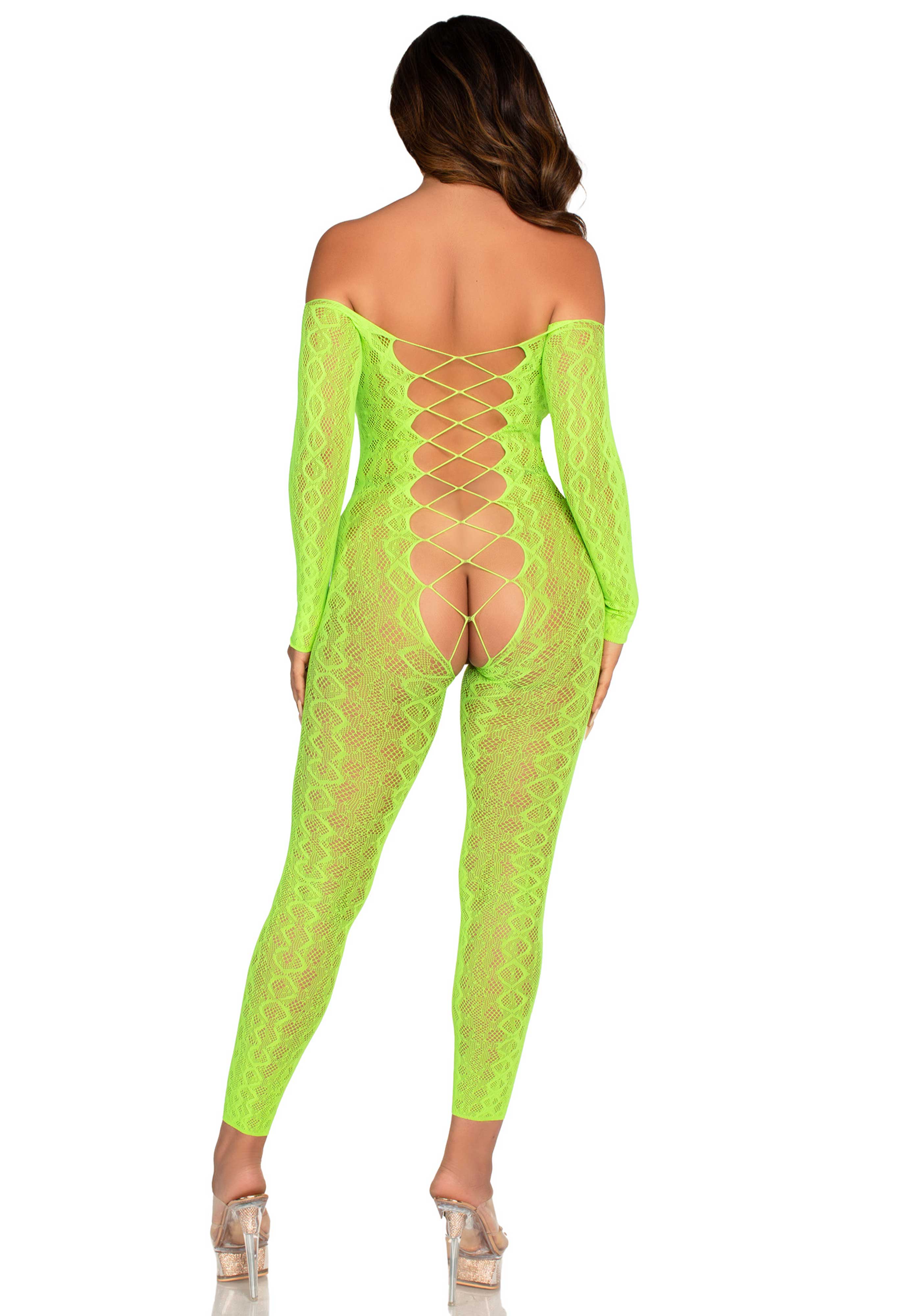 Exotic Snake Crotchless Bodystocking