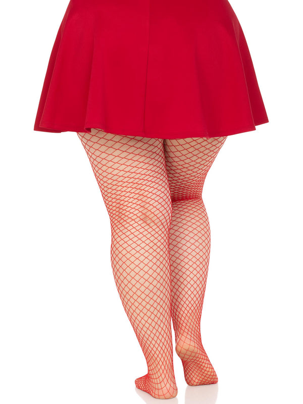 Plus Elastane Industrial Fishnet Pantyhose