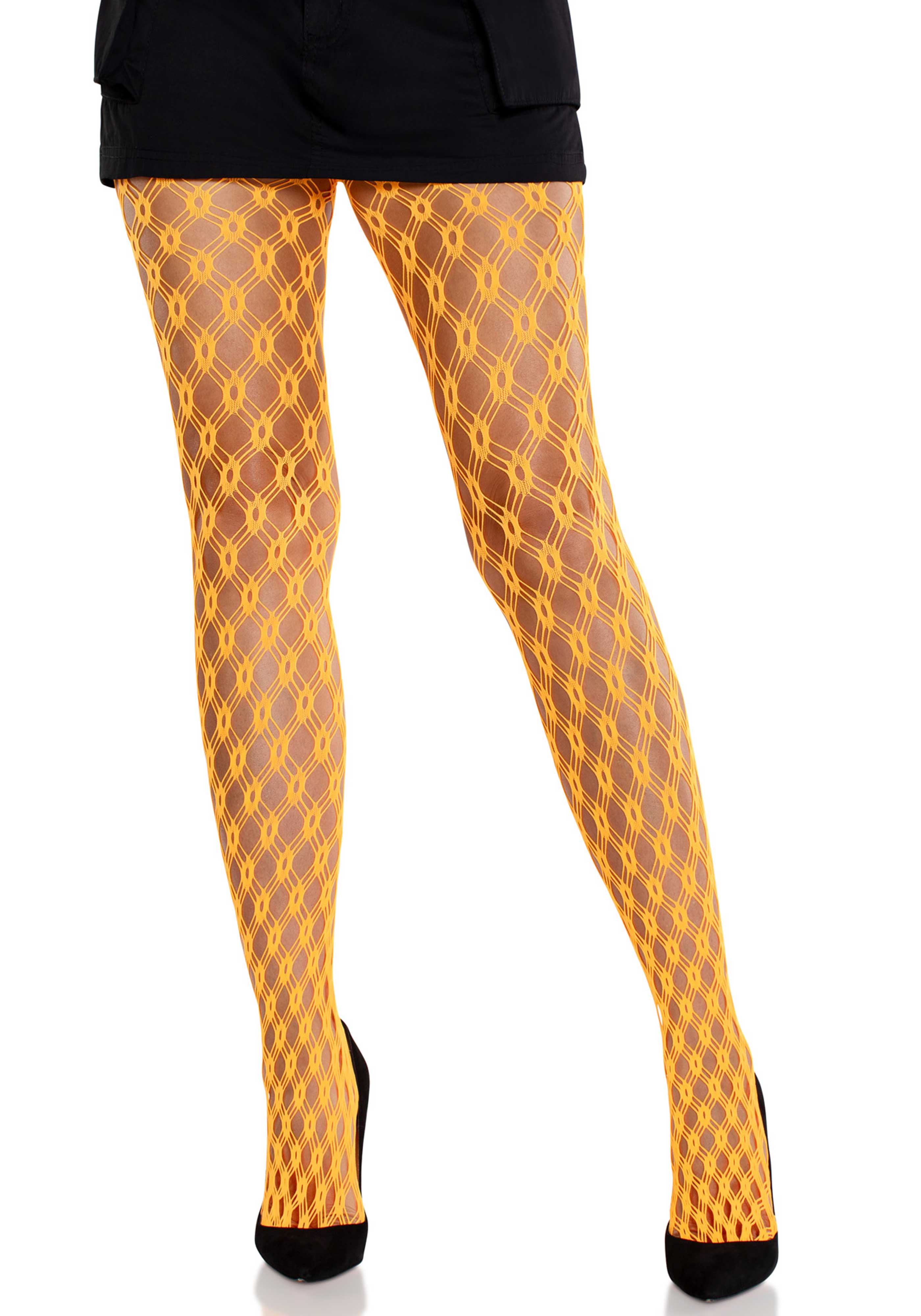 Eyelet Net Tights