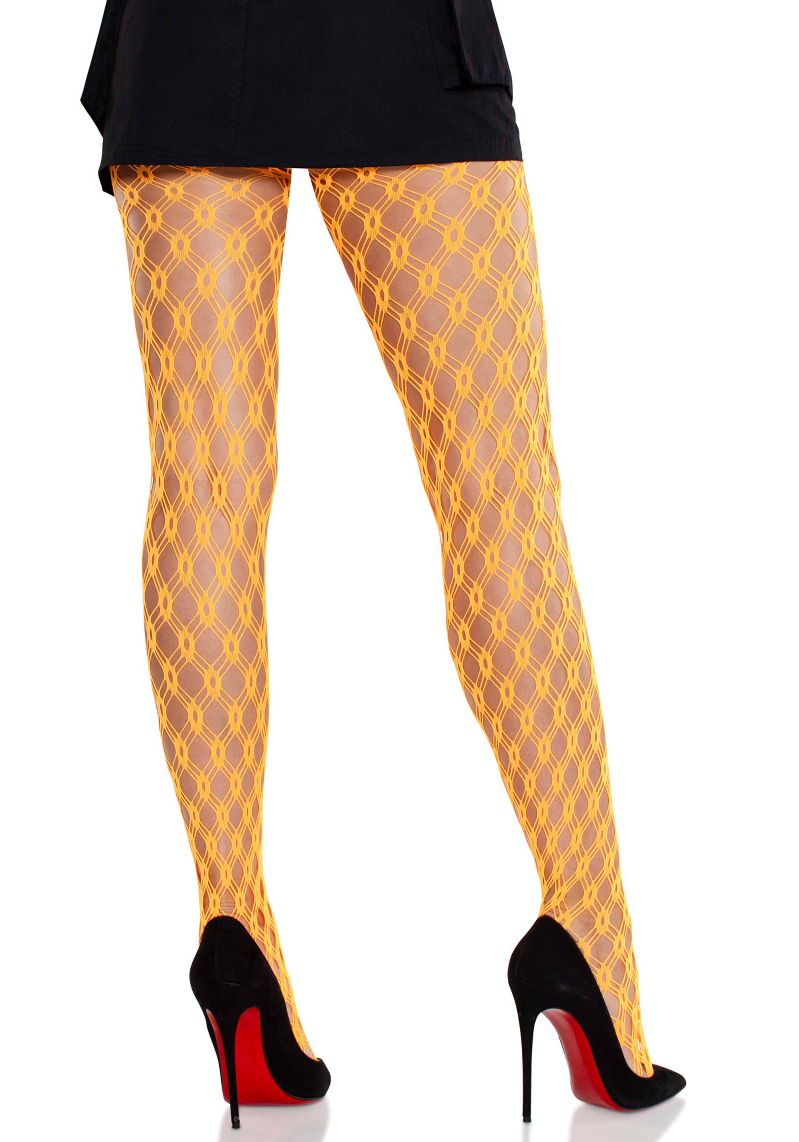 Eyelet Net Tights