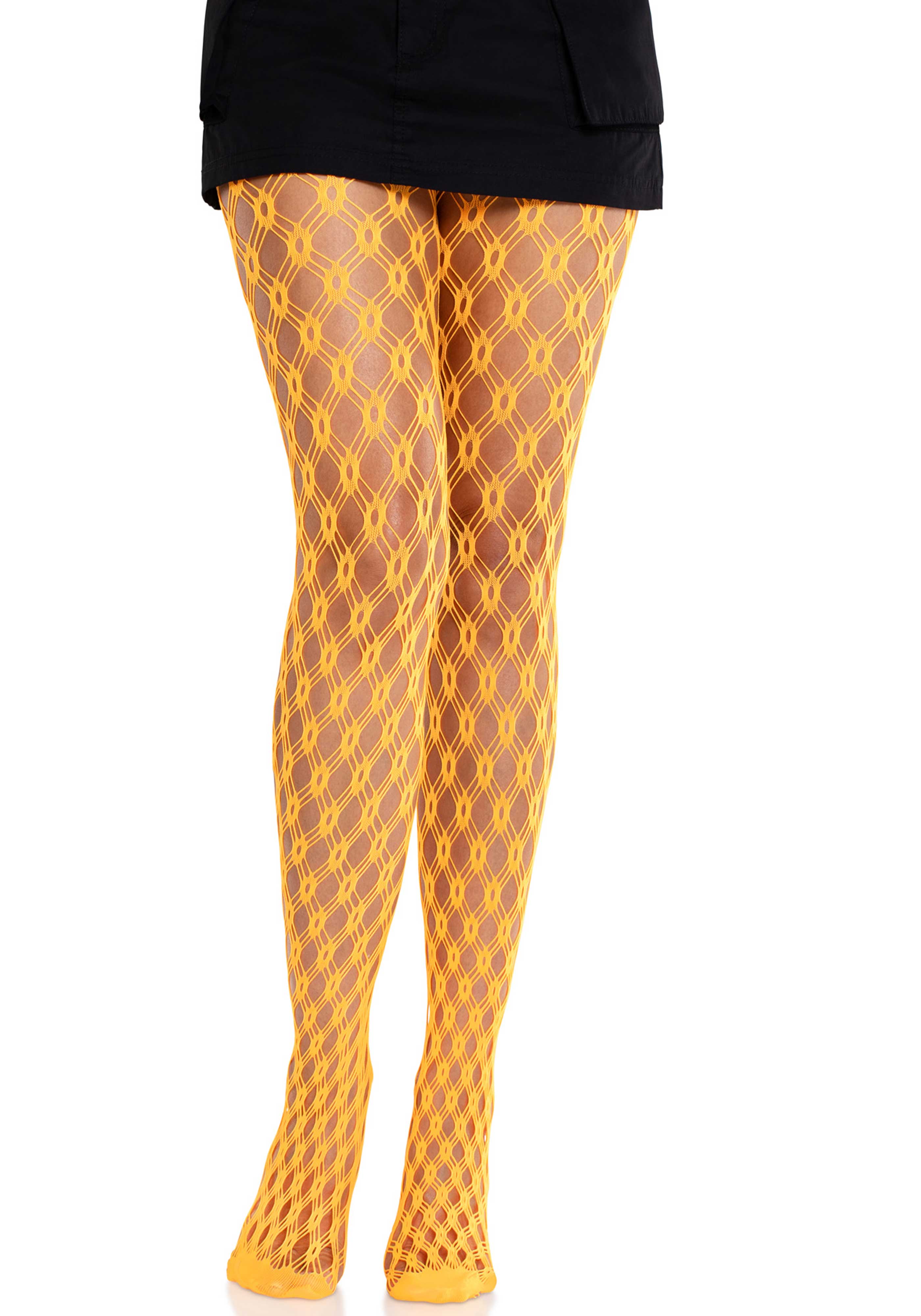 Eyelet Net Tights