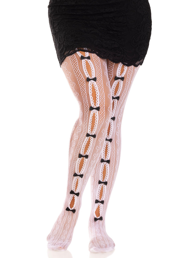 Sweetheart Striped Tights