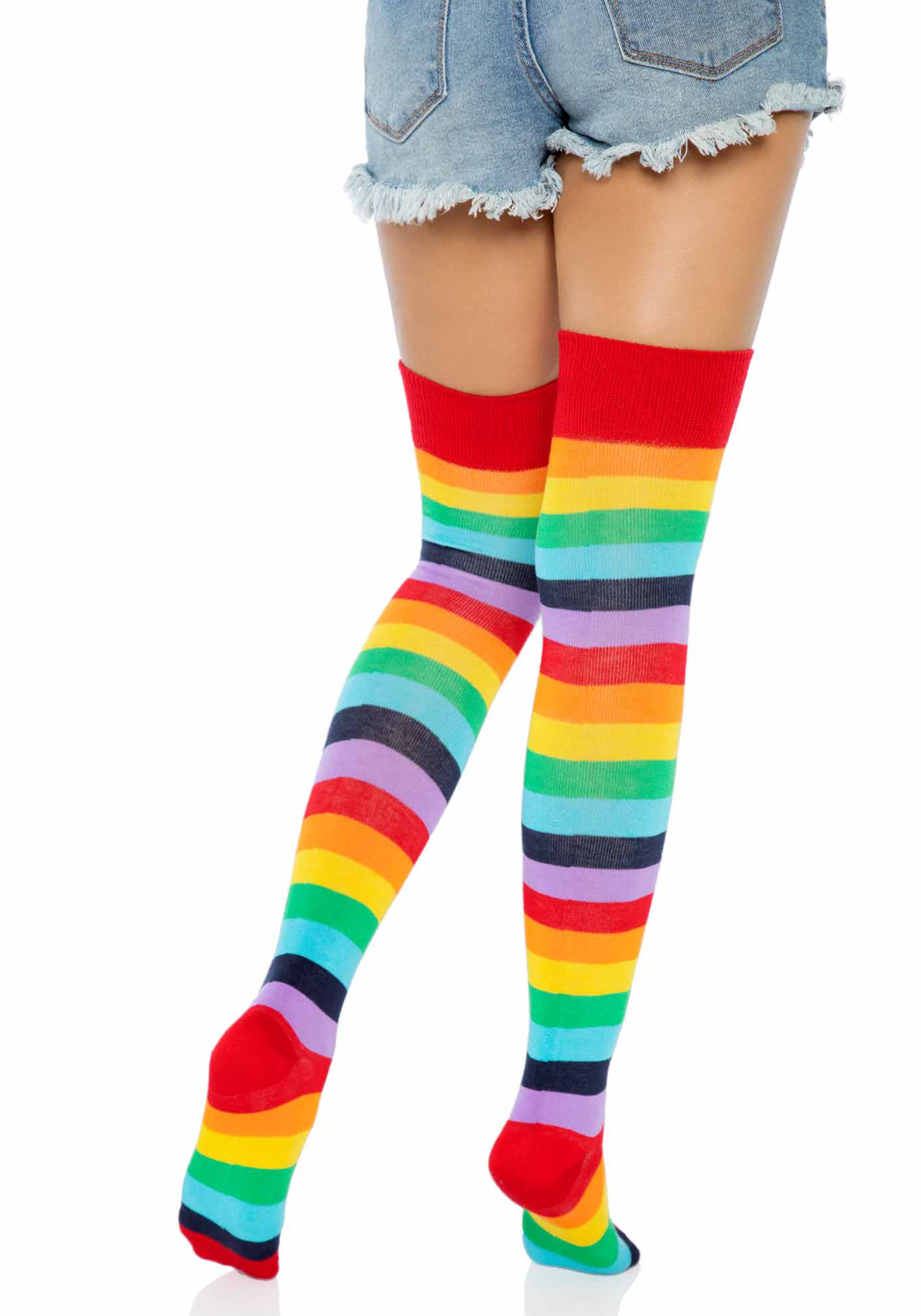 Leg Avenue 6606 Rainbow over the knee socks